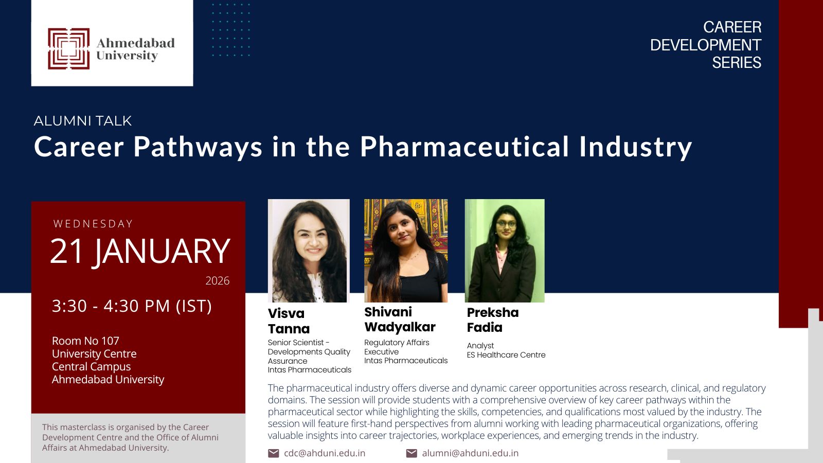 Career Pathways in the Pharmaceutical Industry