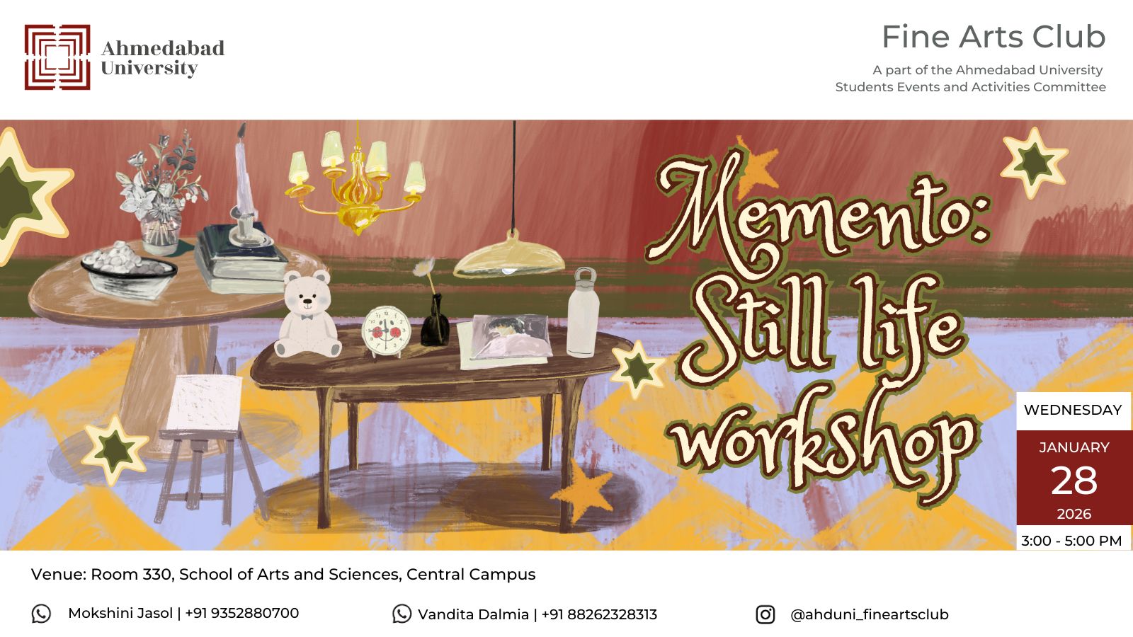 Memento: Still Life Workshop