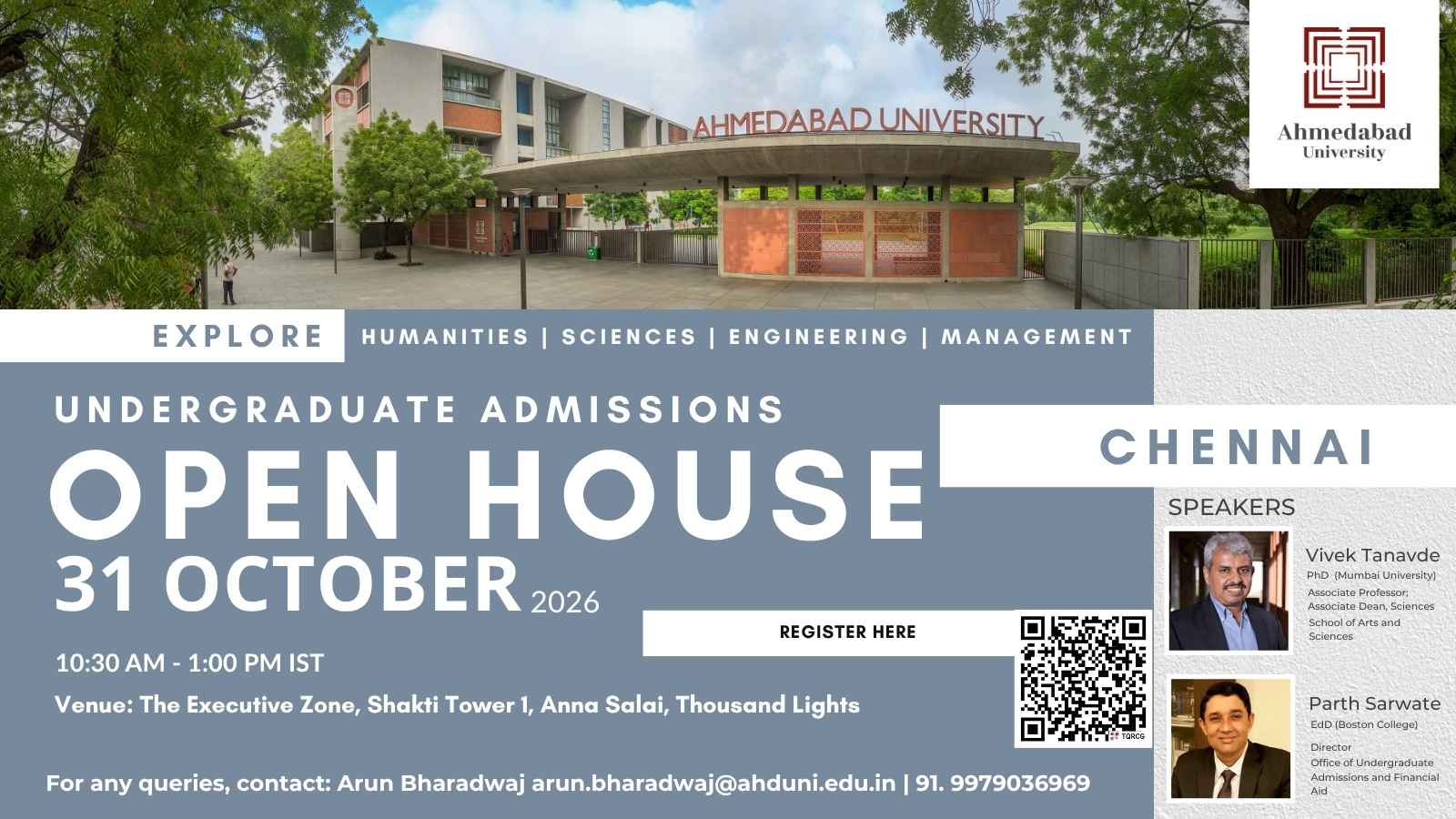 Undergraduate Admissions Open House: Chennai