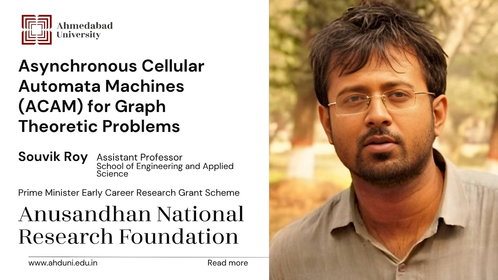 Souvik Roy ANRF Grant