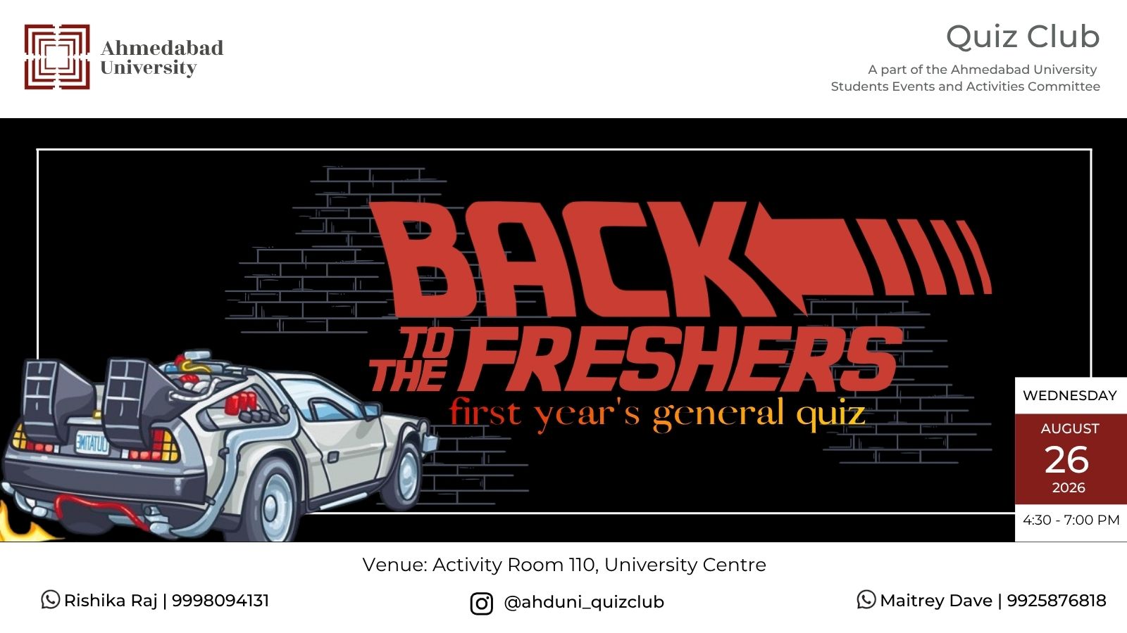 Back to the Freshers