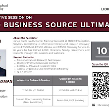 Interactive Session on EBSCO Business Source Ultimate Database
