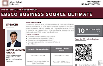 Interactive Session on EBSCO Business Source Ultimate Database
