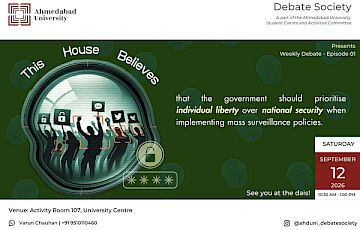 Weekly Debate - Episode 01 | Debate Society