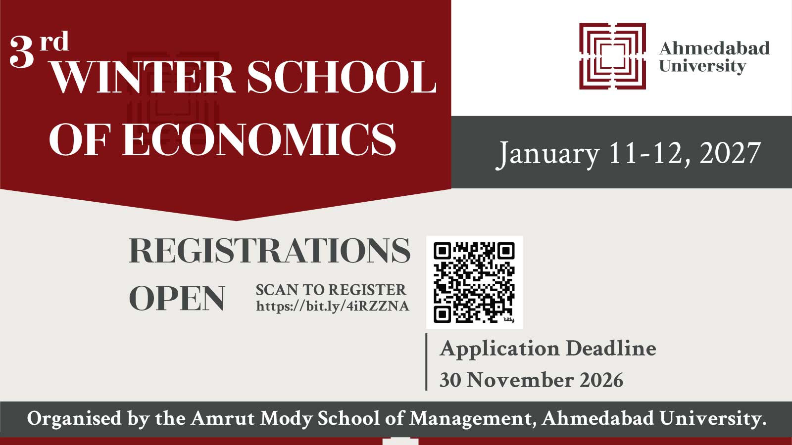 3rd Winter School of Economics