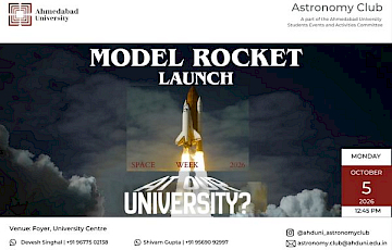 Model Rocket Launch: Space Week 2026