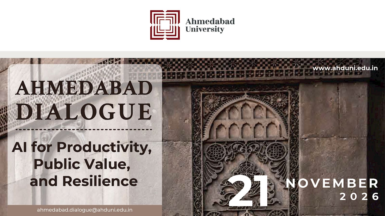 Ahmedabad Dialogue: AI for Productivity, Public Value, and Resilience