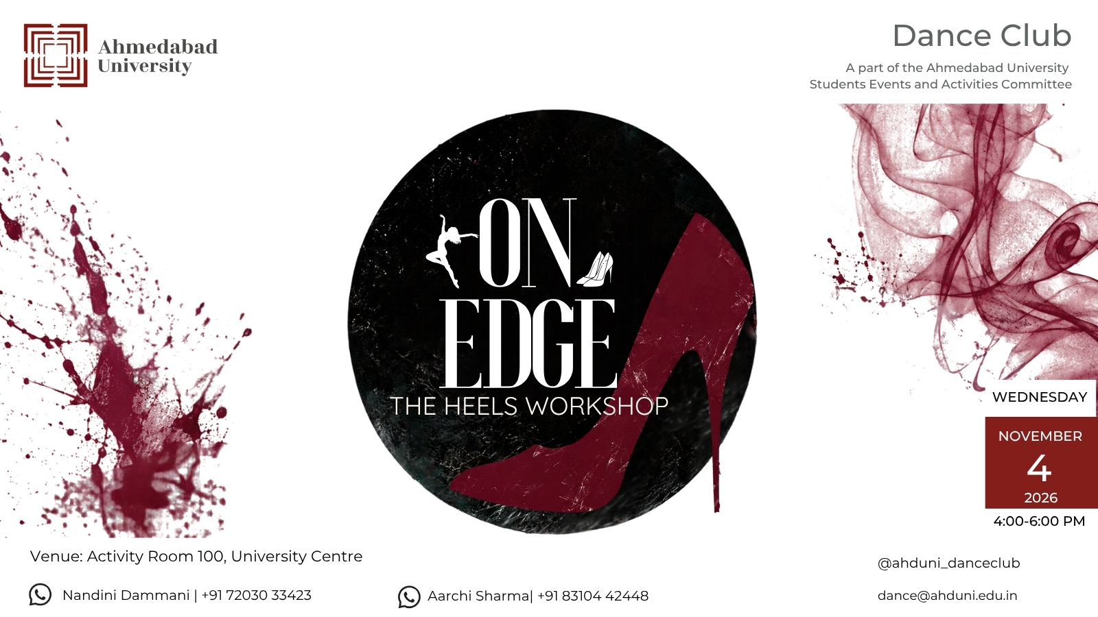 On Edge - The Heels Workshop